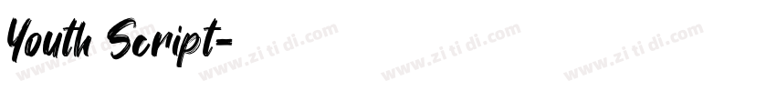 Youth Script字体转换